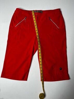 Jamie Sadock Bright Red Athletic Short size 10